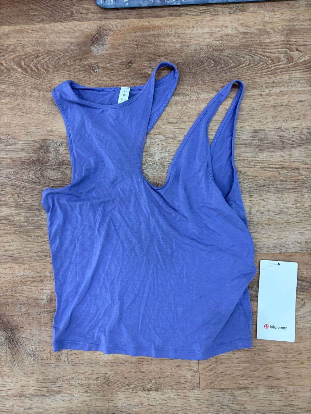 adidas Purple Scoop Neck Tank Top